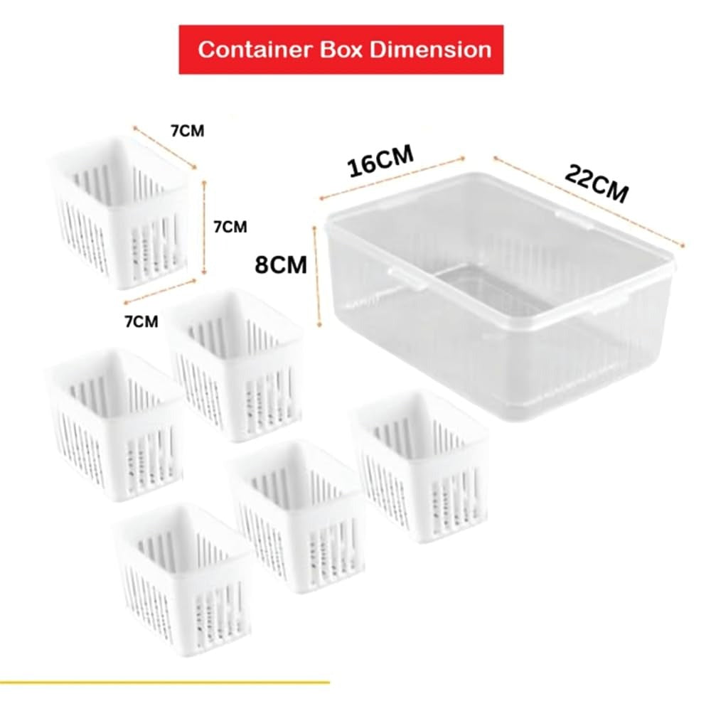 Refrigerator Vegetable Storage Box Organizer-1 Set