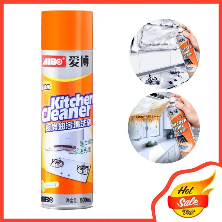 Powerful Foam Kitchen Cleaner Spray-3 pcs