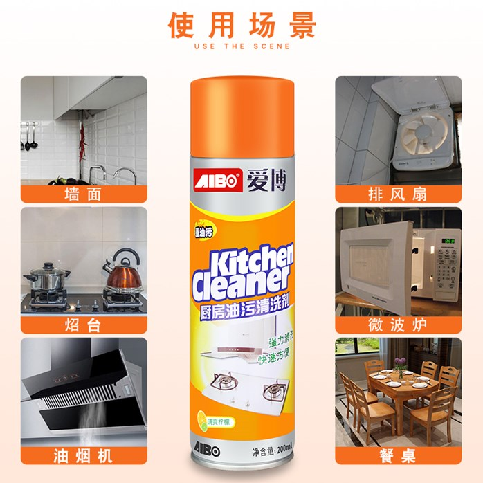 Powerful Foam Kitchen Cleaner Spray-2 pcs