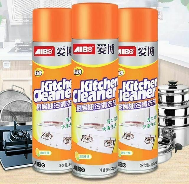Powerful Foam Kitchen Cleaner Spray-3 pcs