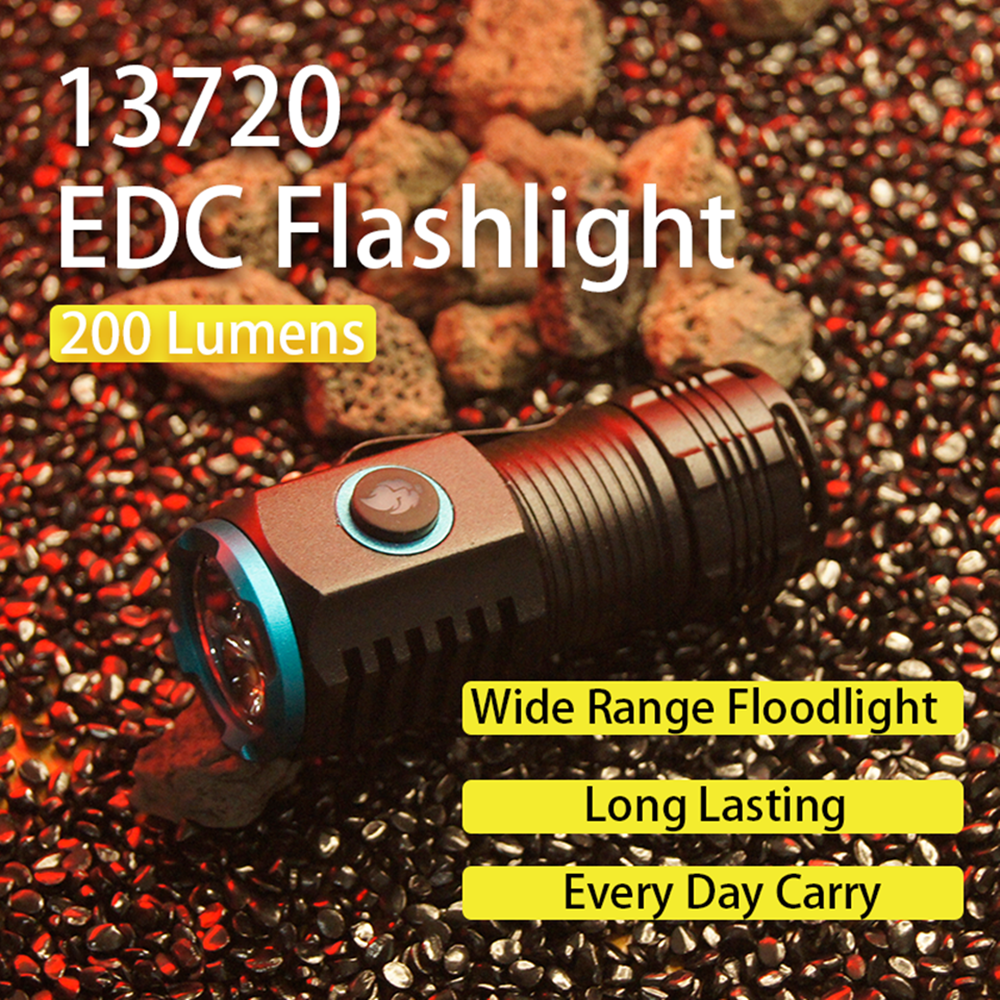 Strong Light 3*SST20 LED Mini EDC Flashlight