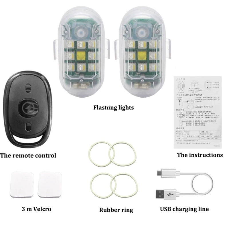 Wireless Remote Control Multimode LED Flashing Light