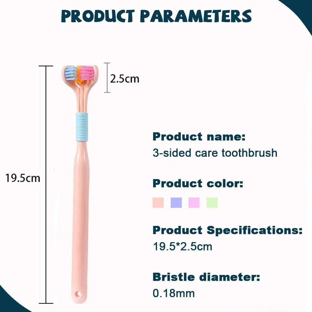3-Sided Toothbrush 3D Stereo-5 Pcs