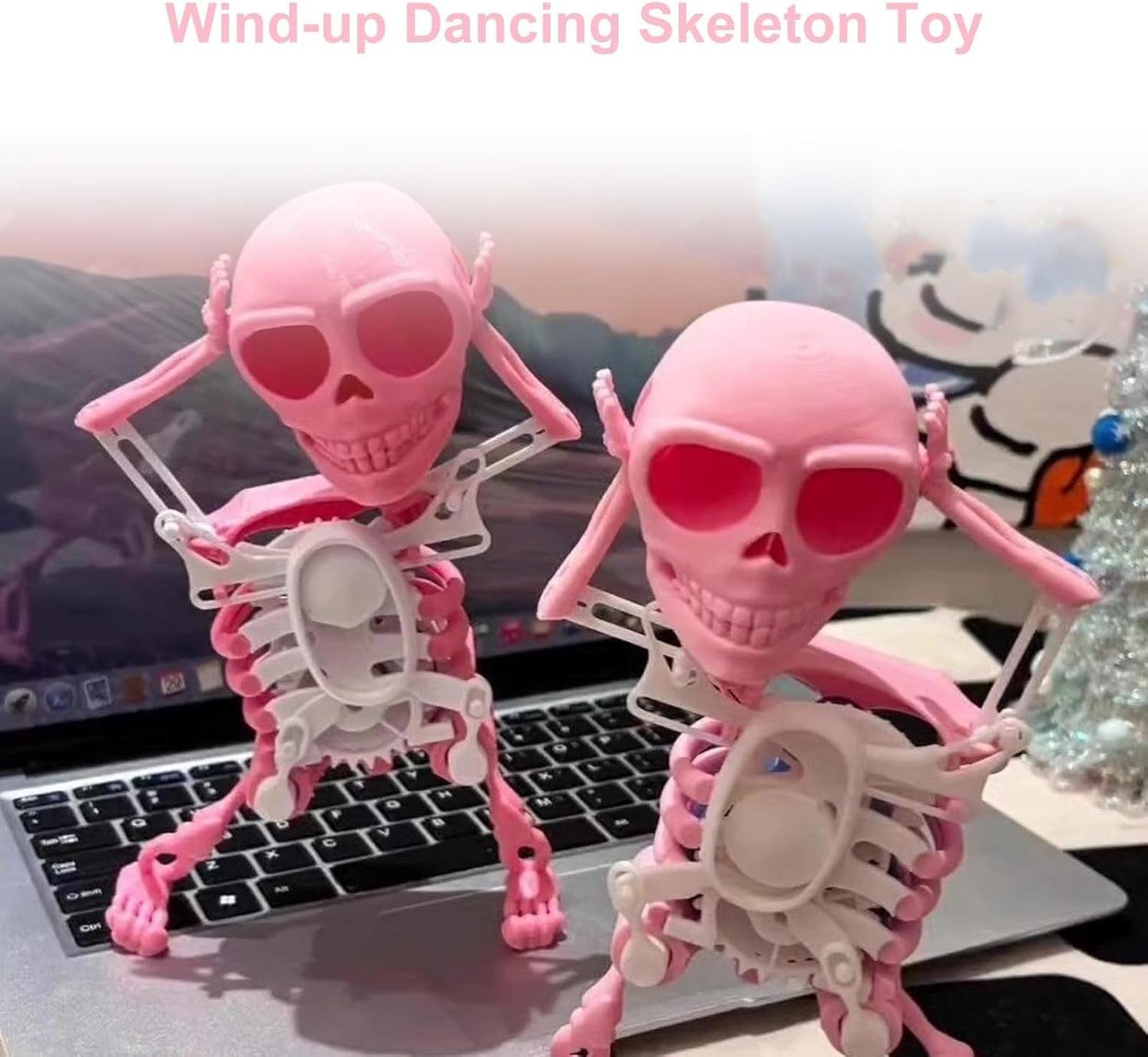 Dancing and Swinging Skull Toy