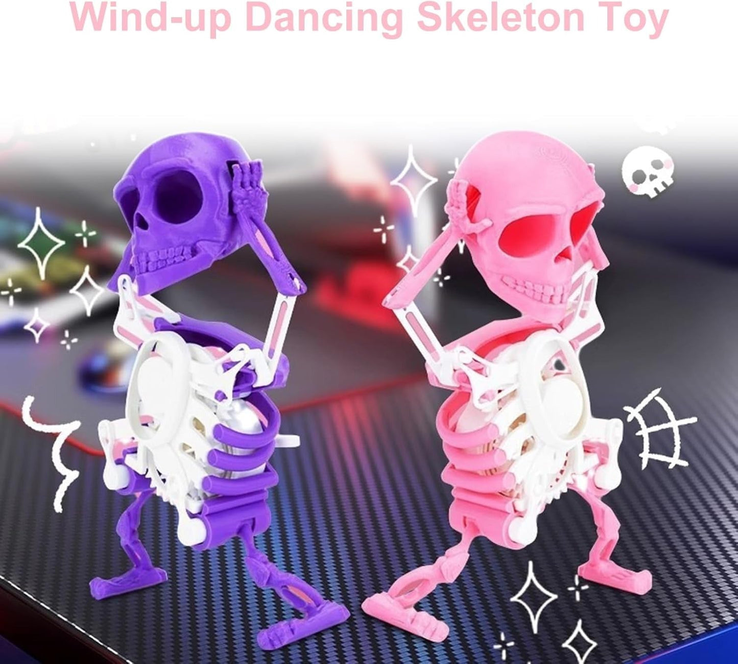 Dancing and Swinging Skull Toy