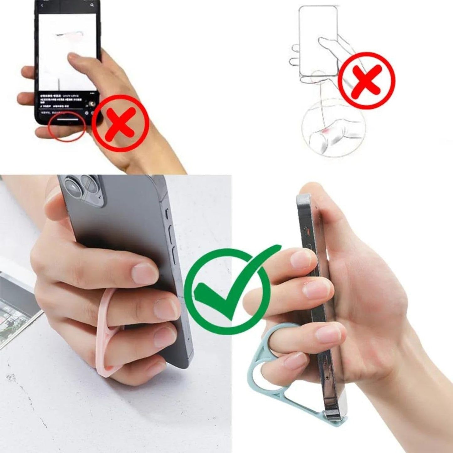 Finger Grip & Mobile Holder-10pcs