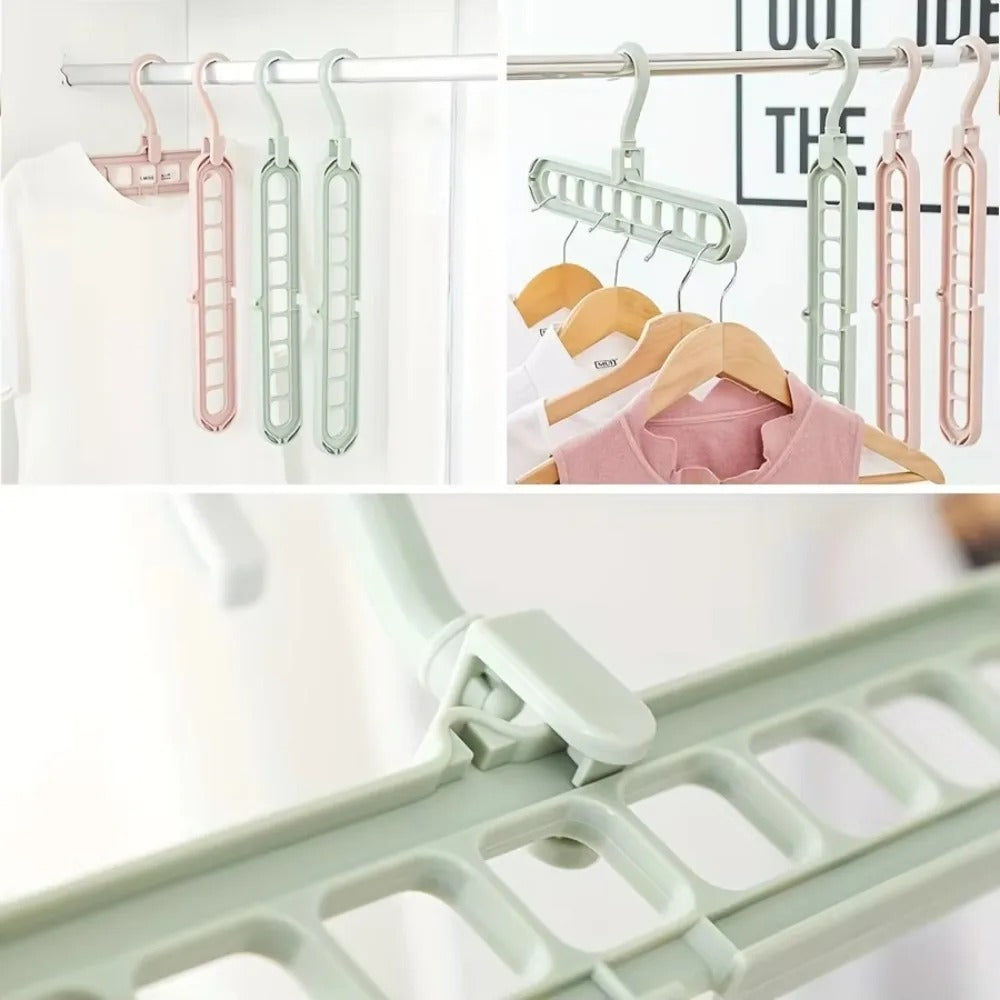 ৫ পিস-Multifunctional Foldable Clothes Hanger