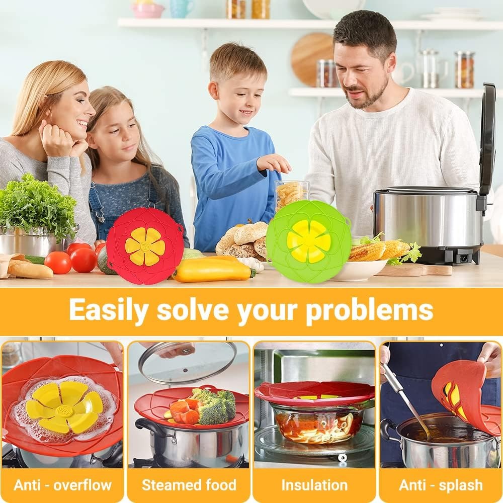 100% Food Grade Spill Stopper Lid Cover-3pcs