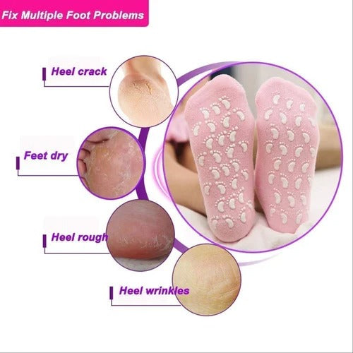 Silicone Pedicure Moisturizing Socks-1 Pair