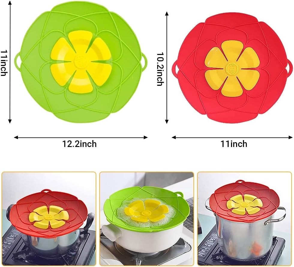 100% Food Grade Spill Stopper Lid Cover-2pcs