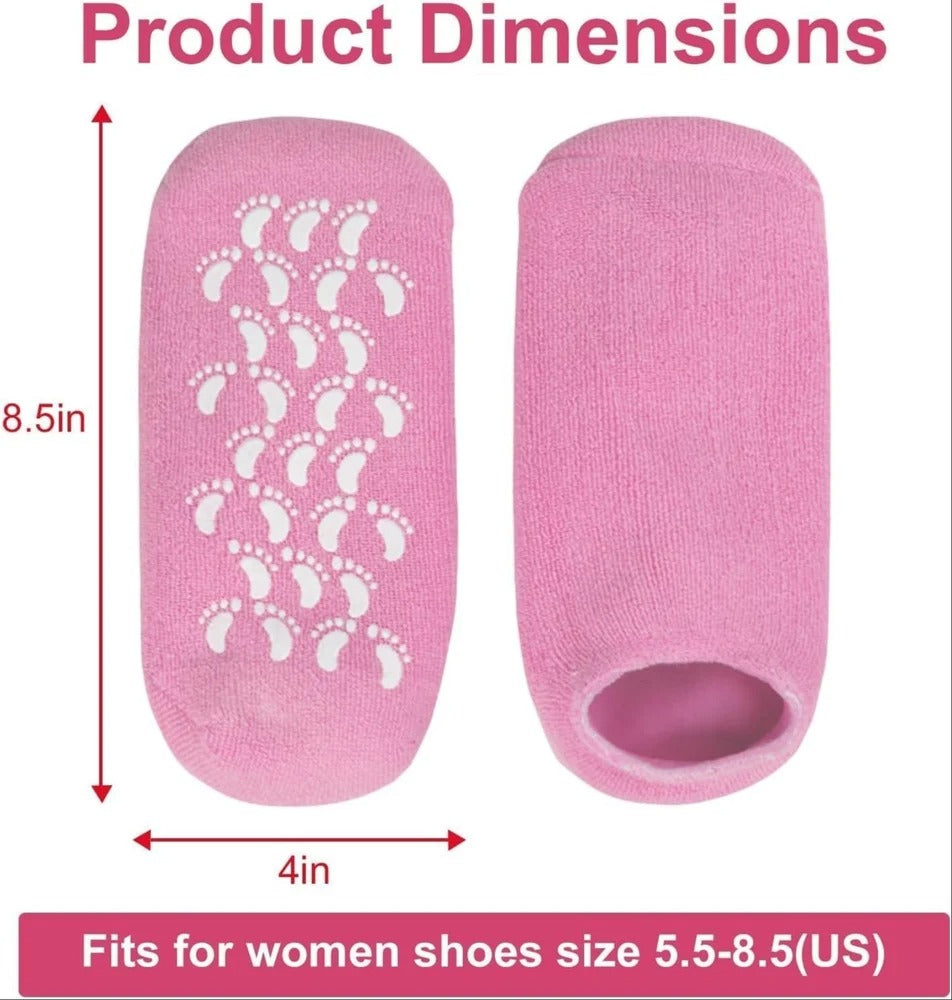 Silicone Pedicure Moisturizing Socks-1 Pair