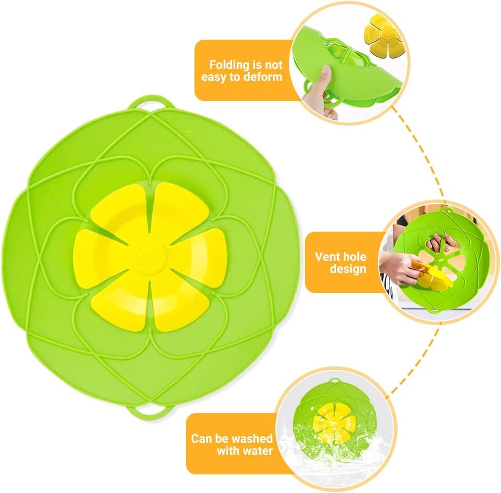100% Food Grade Spill Stopper Lid Cover-1pcs