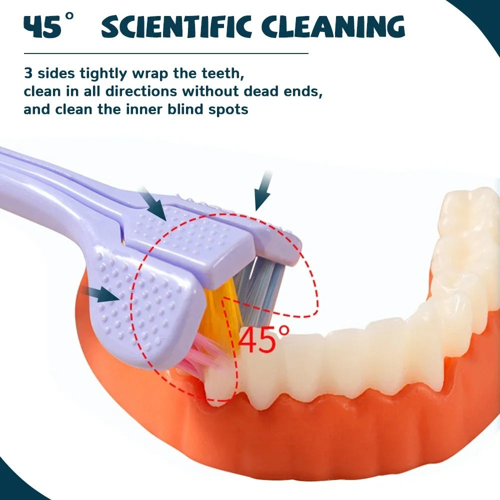 3-Sided Toothbrush 3D Stereo-5 Pcs
