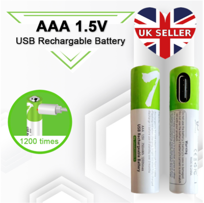 Original 1.5V AA USB Rechargeable Battery-২পিচ